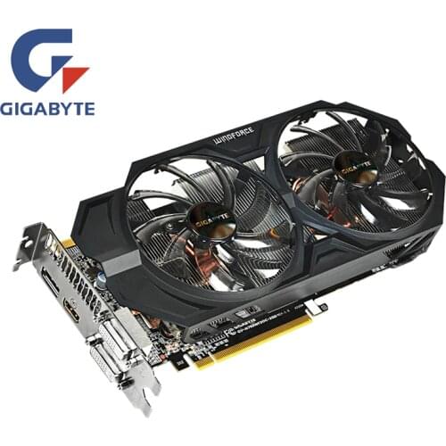 GIGABYTE GTX 760 2GB GPU Graphics Card 256Bit GDDR5 GTX760 2GB Map Video Cards For nVIDIA Geforce PCI-E X16 Hdmi Dvi Cards