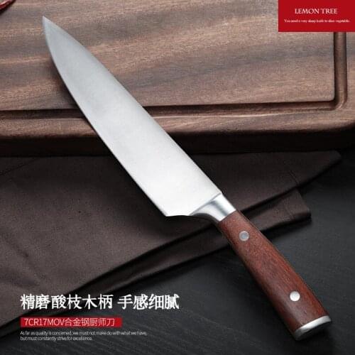 8 Inch Japanese Kitchen Knives Stainless Steel Santoku Cleaver Meat Vegetable Slicing Utility Knives Household Kitchen Knife
