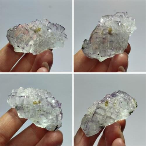 11.7-44.9gNatural rare fluorite mineral specimen energy healing crystal home decoration quartz gem collection accessories