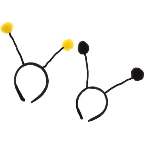 2/set Girls Kids' Insect Antennae Headband Bumble Bee Ant Alien Costume Accessories