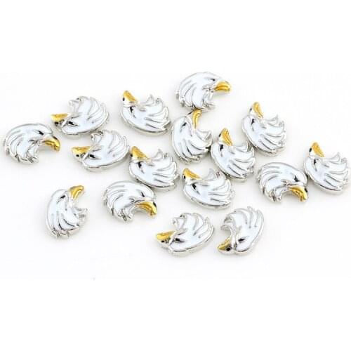 20Pcs/Lot Owl Alloy Floating Charms Hand-made DIY for Glass Lockets
