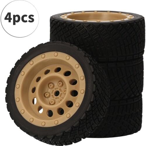 AUSTAR 8006+801 4PCS RC Tires 65*25MM Rubber Tires for 1/10 Racing Car Compatible with HSP94123 LC PTG-2