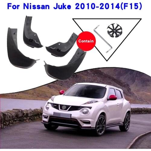 Car Fender Accessories For Nissan Juke F15 2010 2011 2012 2013 2014 Mudguards Splash Guards Fender Mudflaps Car Fender Mud Flaps