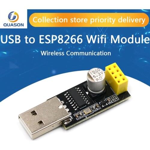 CH340 USB to ESP8266 ESP-01 Wifi Module Adapter Computer Phone Wireless Communication Microcontroller