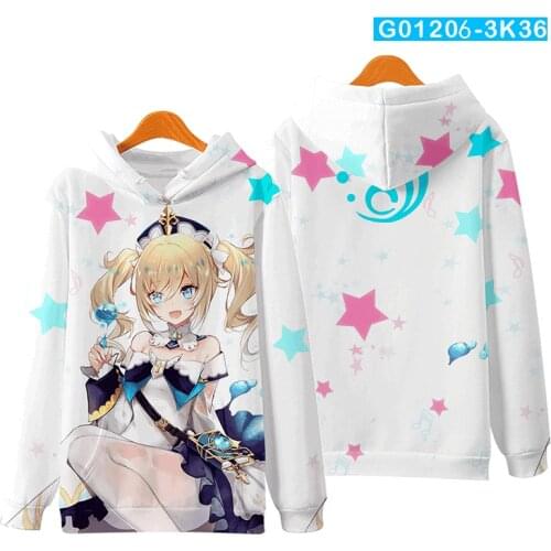 Game Genshin Impact Cosplay Costume Venti Keqing Cosplay Anime Hoodies Sweatshirts Hooded Jackets Coats For Women CS466