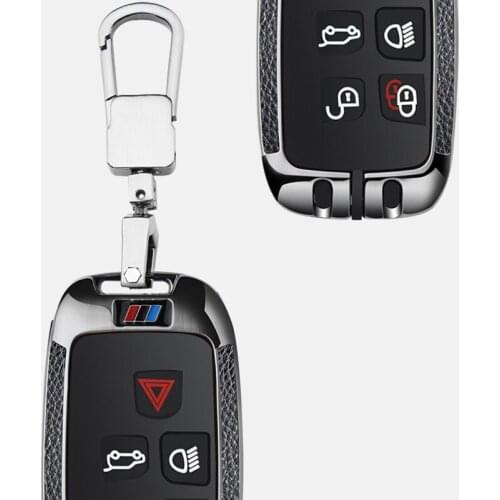 Metal Remote Key Case Cover For Range Rover Land Rover Sport Discovery 4 For Jaguar XE XF XJ F-PACE F-TYPE Accessories