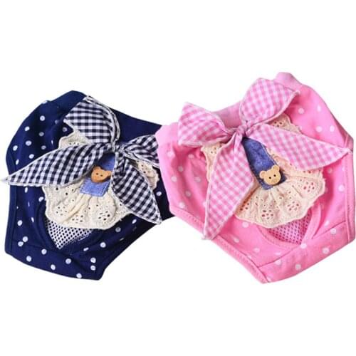 Lovely Pet Dog Panties Physiological Shorts Washable Female Dog Menstruation Underwear Briefs Diaper Shorts