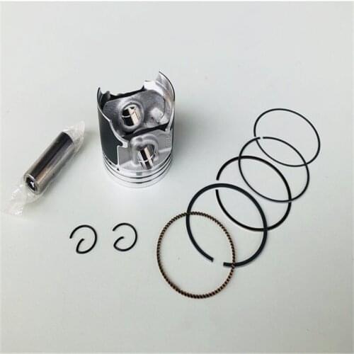 Motorcycle 53.5mm Piston 14mm Pin Ring 1.0*1.0*2.0mm Set For Suzuki UM125T UZ125 QS UM UZ 125 125cc HJ125T-18 Egine Spare Parts