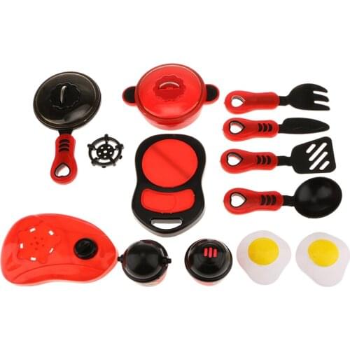 Kitchen Cookware Role Play Toy Kit Pretend Mini Kitchen Cookware