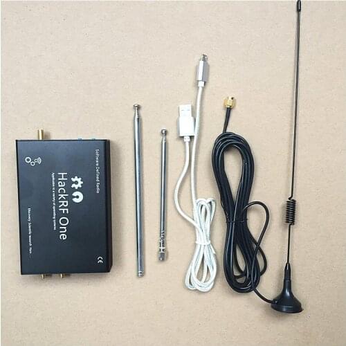 New HackRF One 1 MHz - 6 GHz SDR Platform Software Defined Radio Development Board + Aluminum alloy shell+TCXO+ Antenna