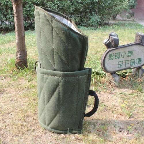 Dogs Canvas Arm Sleeve With Bar Training Bite Protection For Young Malinois Work Dog Training Supplies