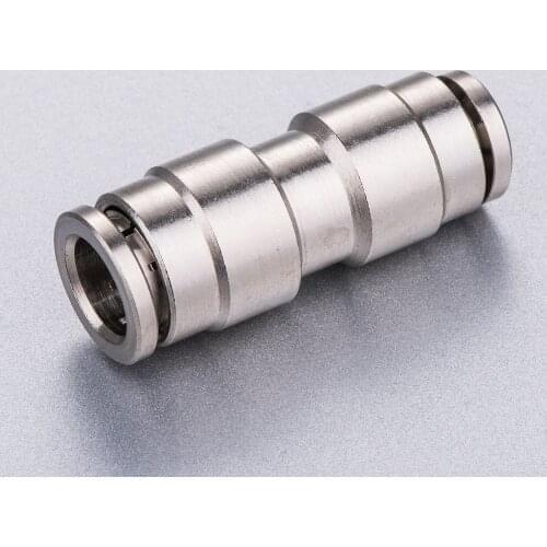 Air Pneumatic 1/4 1/8 1/2 3/8 OD Hose Tube brass push in union straight fitting