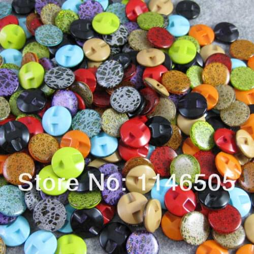 100pcs 12.5mm Resin buttons Charm Designer Sewing Woman Buttons Shank Buttons Garment Accessory scrapbooking