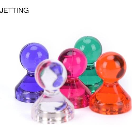 Random Color Strong Colored Magnetic Thumbtacks Neodymium Noticeboard Skittle Pin Magnets DIY Fridge Whiteboard