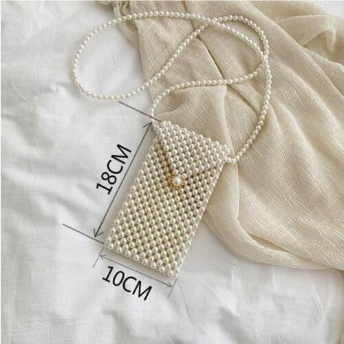 Women Girls Beads Shoulder Bag Brief Flap Purse Tote Messenger Satchel 20CA