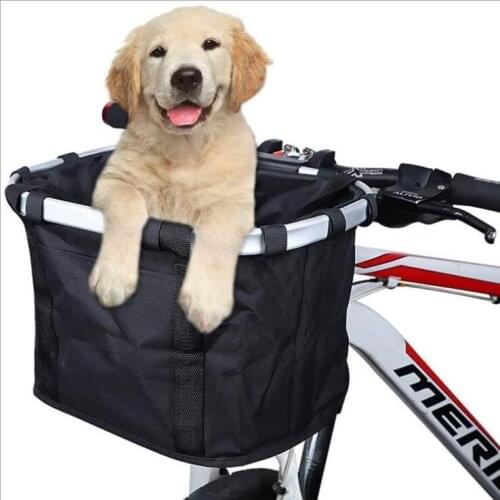 Bike dog carrier Carrier Bag Puppy Dog Cat Small Animal Travel Bike Seat For Hiking Cycling Basket Accessories