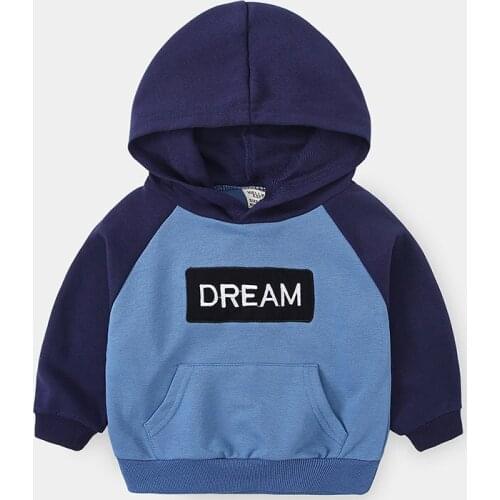 Kids Sweatshirt Boys Fleece Girls Children Hoodie Toddlers Hooded Pullover Youth with Pocket Clothes Spring Fall Autumn