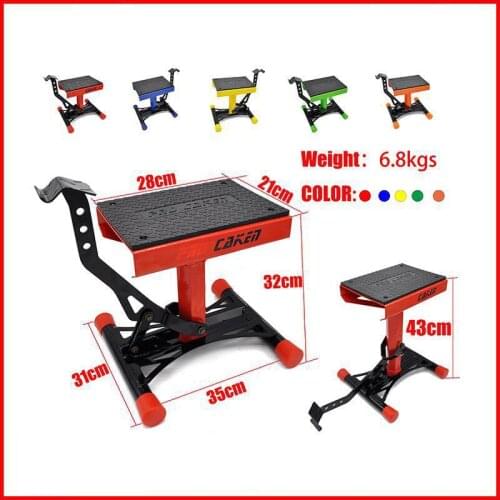 Universal Motorcycle High Quality Stand Stool Repairing Lift Repair Support Holder For Honda KTM Suzuki Kawasaki Dirt Pit Bike