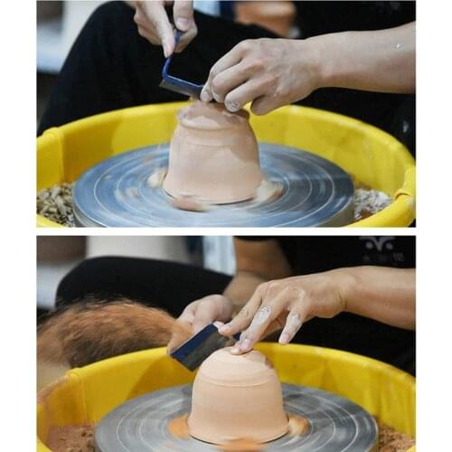 Tungsten Steel Wrench Knife Pottery Tools Crafts Repair Sharp Repair Knife Ceramic Clay Polymer Scraping Modelling Tool