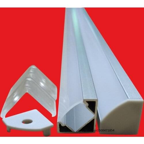 10pcs 80inch,2m each led bar light housing,Triangle Led aluminum profile with Cover,Led channel for 12mm PCB strip housing AP120