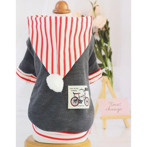 Dog Pet JumpSuit 100% Cotton Dog Coat Cat Puppy Dog Hoodies T-Shirt 5 Sizes 2 Colours