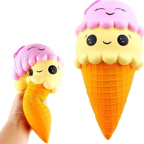 18CM PU Slow Rising Squishy Toys For Kids Exquisite Fun Ice Cream Scented Squishy Antistress Trick toy Antistress toy