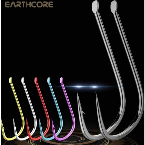 30Pc Black Barbed Non-Barbed High Carbon Steel Fishing Hooks Sea 0.5# 0.8# 1-8# Fish Hooks Bulk Fishing Hook Fishing Accessories