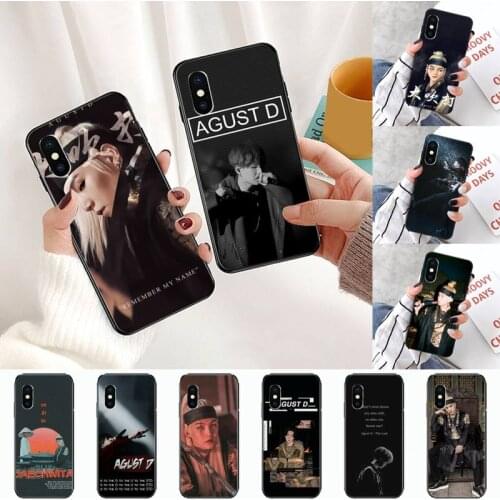 Agust D Phone Case for iPhone 11 pro XS MAX 8 7 6 6S Plus X 5S SE 2020 XR