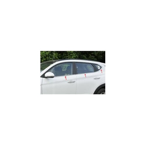 For Hyundai Tucson Chrome Window Trim 2015 2016 2017 2018 2019 2020 and 6 pcs Car Accessories Special Chrome Accessory