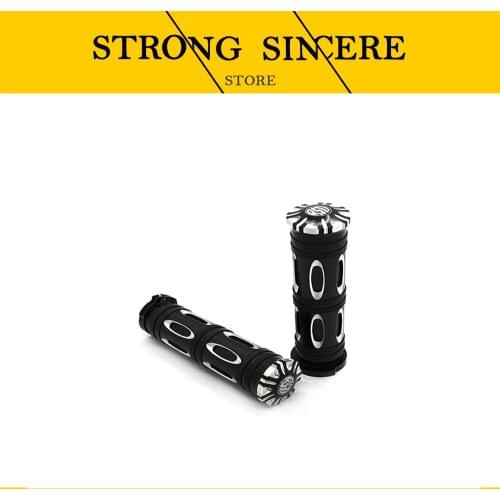 For Harley Touring Tri-Glide 2008-2017 2016 Motorcycle 1" CNC Aluminium Black Edge Cut Electronic Handlebar Hand Grips