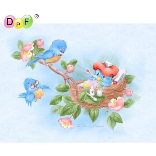 DPF Diamond painting cross stitch Sick bird diy diamond painting round diamond painting embroidery mosaic decoration art gift