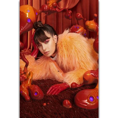 F046 Girls Night Out Charli XCX Music Star Singer 2018 Silk Cloth Poster Art Bedroom Decoration
