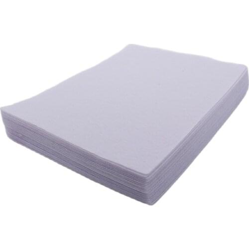 White 1mm felt Fabric colth felts Of Home Decoration Pattern Bundle For Sewing Dolls Crafts Feltro Handmade DIY Fabrics