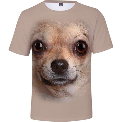 3D print Animal dog T-Shirt Men Women Short Slevee T shirt Hot Hip Hop Summer Tee shirt Fashion 3D cute dog Tops boys girls Tees