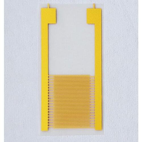 100 Micron Large Size Flexible Interdigital Electrode PET Capacitor Array Scientific Experiment Sensor Chip Gold Electrode
