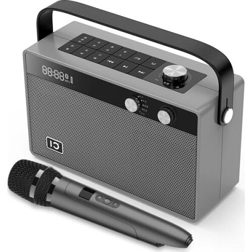 China Speakers Manufacturer Home 30W Hifi Sound Portable 8 Inch Subwoofer Bass Karaoke Speaker With Mic