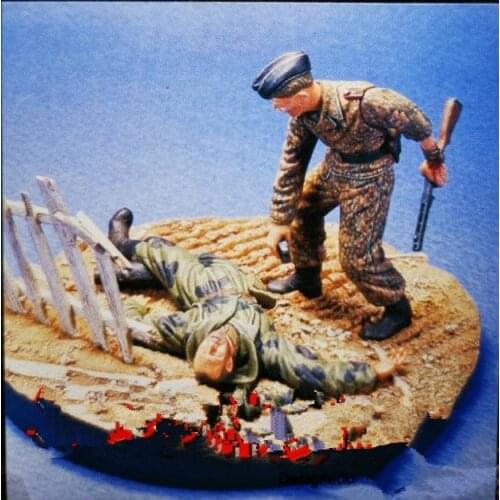 1/35 Resin Figure Model Kit Unassambled Unpainted 1072(with base)