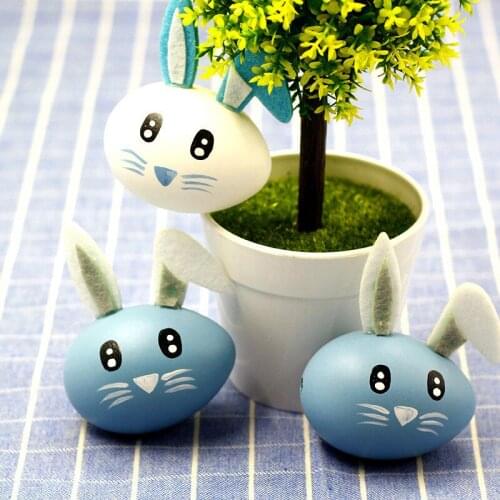 Colorful Bunny Easter Decoration Animal Easter Rabbit Home Office Ornament Spring Easter Decors for Party Home Holiday Gift