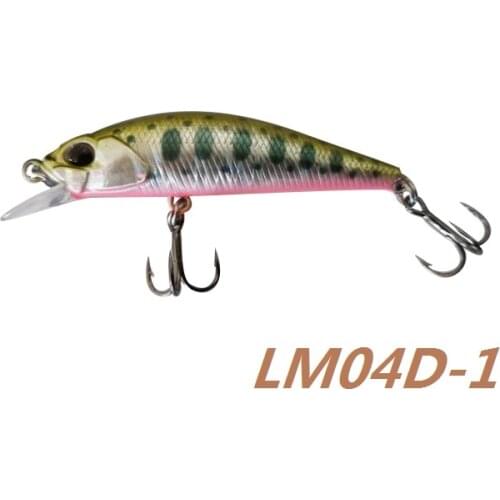 LUTAC Hot Sales 50mm 4.5g Floating Minnow 75mm/7.8g BKK hook Fishing Lures