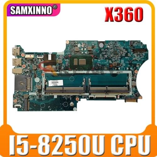 For HP Pavilion x360 14-CD0007CA 14-CD Laptop Motherboard SR3LA I5-8250U CPU L18163-601 17879-1A 448.0E808.001B