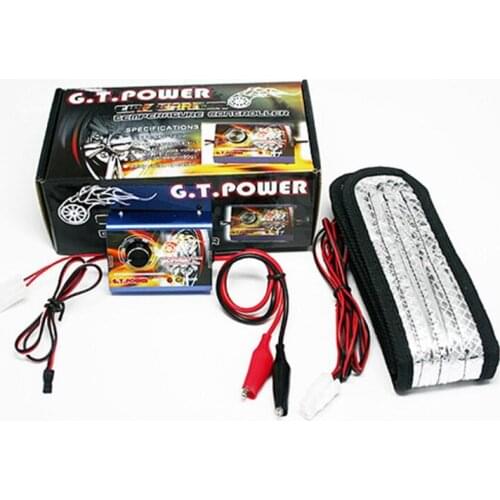 FATJAY GT Power 7.4-12V RC Tire Warmer With Temperature Controller for radio control hobby cars