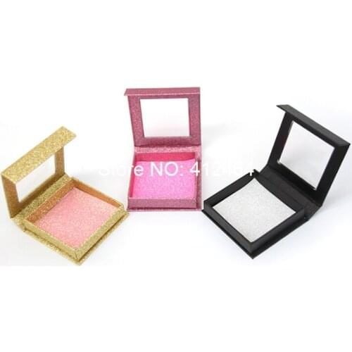 Wholesale cute cardboard false eyelash packaging box,Pull put box packaging with custom ---PX2035