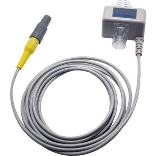 Mainstream Capnography EtCO2 Sensor Module Compatible with Respironics Capnostat 5, Lemo 8 Pins