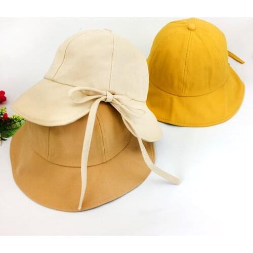 2021 Women Bucket Hats Summer Panama Butterfly Rope Sun Cap Spring Female Womans Outdoor Beach Fisherman Hat Lady Travel Cap