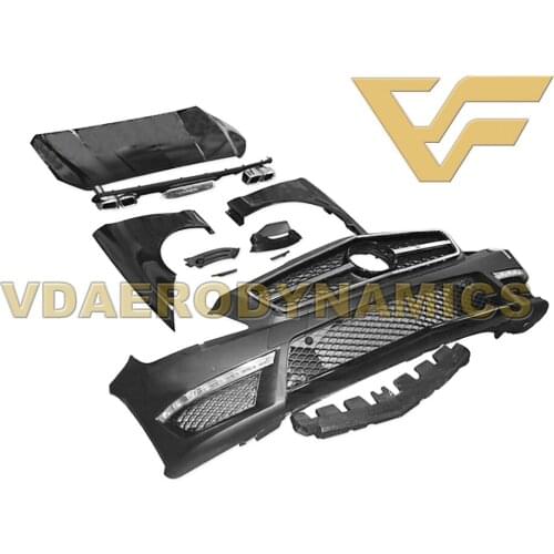 Suitable For 11-14 Benz W218 CLS Class C218 CLS250 CLS350 CLS500 VAD CLS63 Full Body Kit Front Bumper Fenders Rear Diffuser Hood