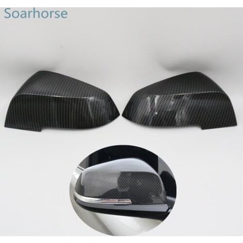 Soarhorse For BMW F20 F30 F31 F21 F22 F23 F32 F33 F34 F35 X1 E84 Car Rearview Mirror cover 1 2 3 4 series Side wing mirror Cap