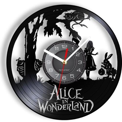 Inspirational Movie Theater Vintage Vinyl Record Wall Clock Journey Time Silent Non Ticking Hanging Watch Home Decor Kids Room