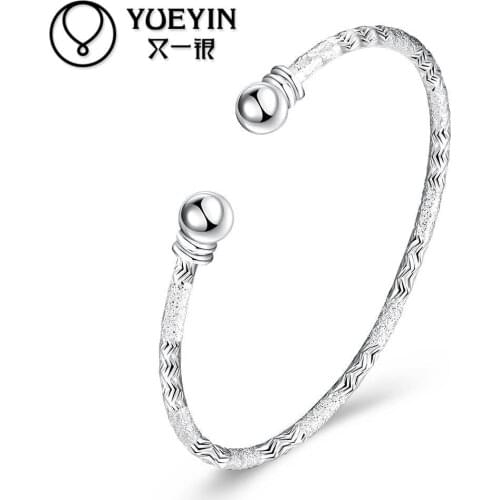 YUEYIN Silver Bracelets