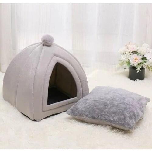 Winter Pet Beds for Small Medium Dog Cat Bed Dogs Nest House For Pet Sofa Comfortable Warming Puppy House Kennel Chihuahua Kitty