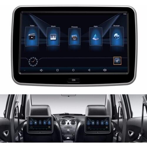 10.1'' Ultra-thin Touch Screen Android Headrest Player Rear Seat Media Player (2pcs)